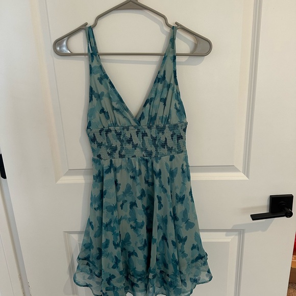 Blue Floral Dress - Picture 3 of 8